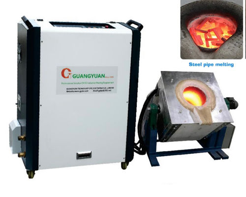 Fornace di fusione della macchina di induzione per media frequenza 25KW per acciaio di fusione